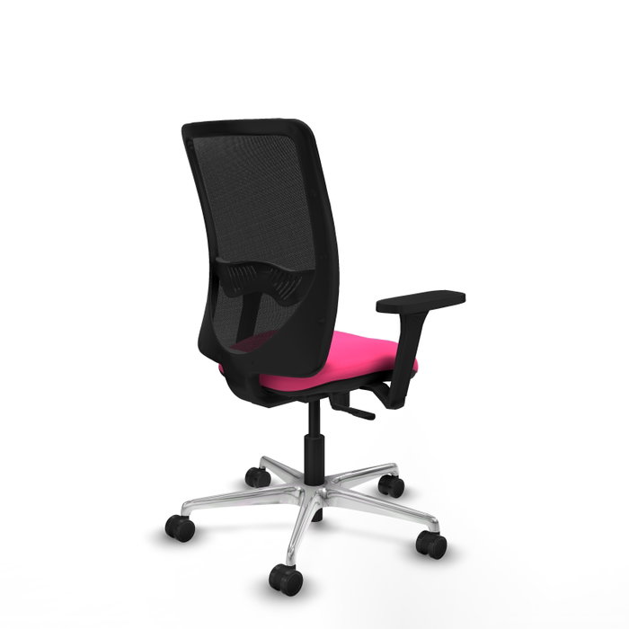 PIQUERAS Y CRESPO Silla de oficina Zulema con Mecanismo Sincro, Rosa y Negro PIQUERAS Y CRESPO Silla de oficina Zulema con Mecanismo Sincro, Rosa y Negro