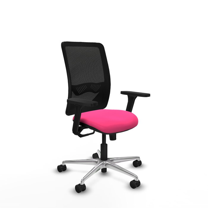 PIQUERAS Y CRESPO Silla de oficina Zulema con Mecanismo Sincro, Rosa y Negro PIQUERAS Y CRESPO Silla de oficina Zulema con Mecanismo Sincro, Rosa y Negro