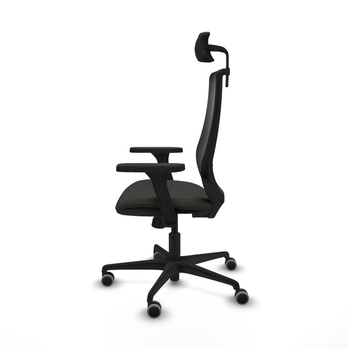 PIQUERAS Y CRESPO Silla de oficina Mardos con mecanismo Sincro, Tela Negra PIQUERAS Y CRESPO Silla de oficina Mardos con mecanismo Sincro, Tela Negra