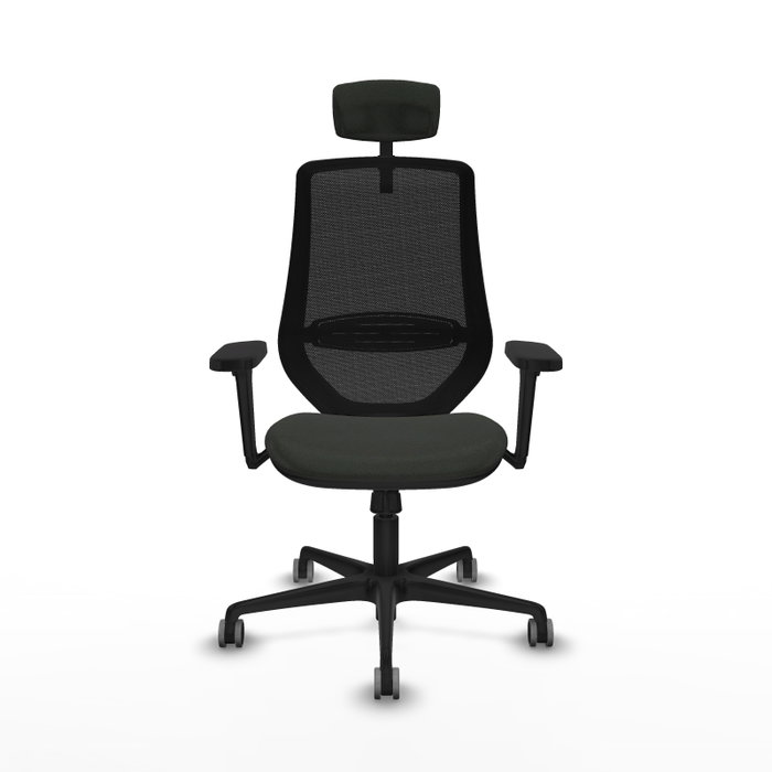 PIQUERAS Y CRESPO Silla de oficina Mardos con mecanismo Sincro, Tela Negra PIQUERAS Y CRESPO Silla de oficina Mardos con mecanismo Sincro, Tela Negra