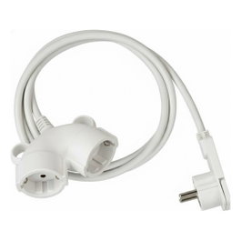 Brennenstuhl Cable de extensión 3m H05VV-F3G1.5 blanco
