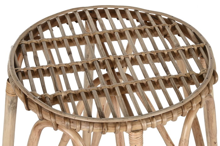 DKD Home Decor Taburete Balines Mimbre Natural 50 x 86 x 50 cm DKD Home Decor Taburete Balines Mimbre Natural 50 x 86 x 50 cm