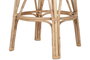 DKD Home Decor Taburete Balines Mimbre Natural 50 x 86 x 50 cm