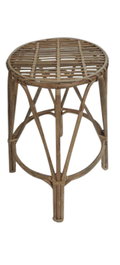DKD Home Decor Taburete Balines Mimbre Natural 50 x 86 x 50 cm