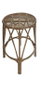 DKD Home Decor Taburete Balines Mimbre Natural 50 x 86 x 50 cm