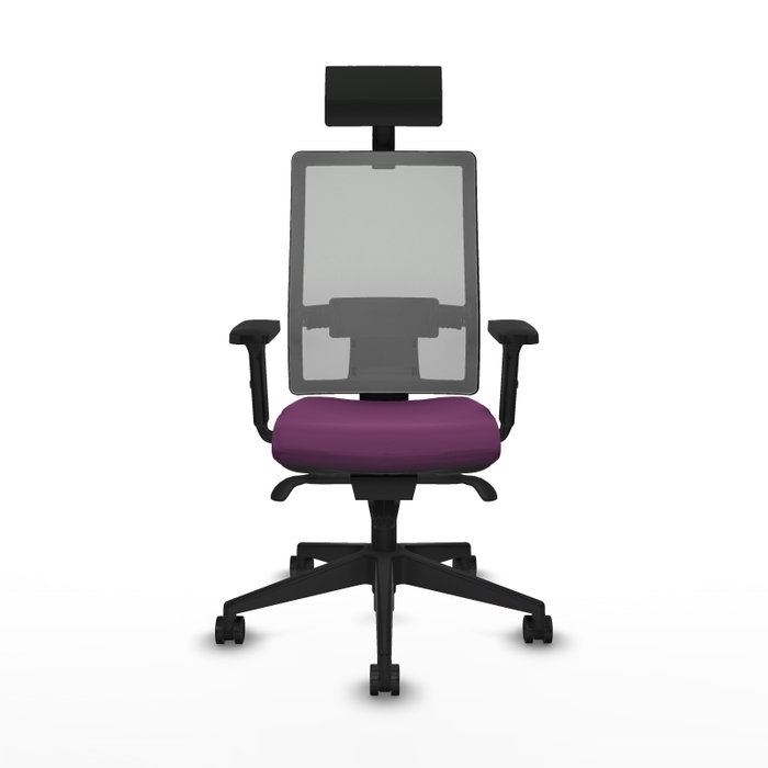 PIQUERAS Y CRESPO Silla de oficina Horna con mecanismo Sincro, Morado y Gris PIQUERAS Y CRESPO Silla de oficina Horna con mecanismo Sincro, Morado y Gris