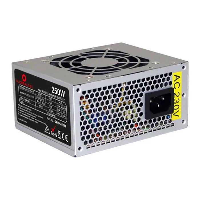 Globbaltec Fuente de alimentación SFX 250W Plata Globbaltec Fuente de alimentación SFX 250W Plata