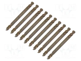 RECA Broca para metal de 3,3 mm HSS-Co