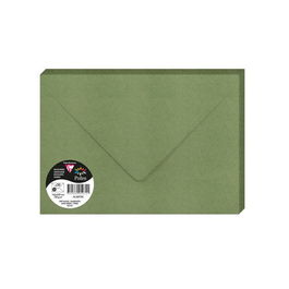 Sobre Clairefontaine Pollen 162X229 120G Verde Salvia Paquete De 20