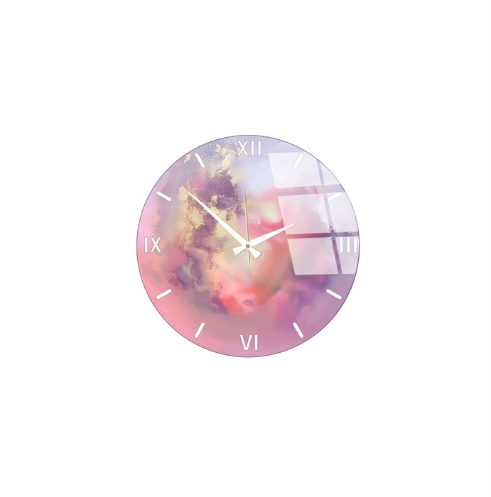 Wallity Reloj de Pared de Cristal Decorativo 40 x 40 cm, Elegante y Versátil, Material Cristal 4mm Wallity Reloj de Pared de Cristal Decorativo 40 x 40 cm, Elegante y Versátil, Material Cristal 4mm