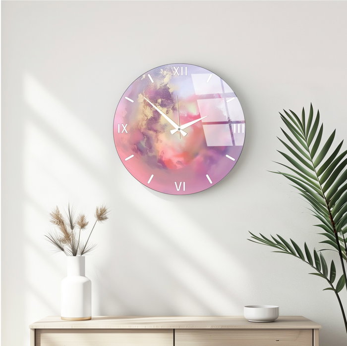 Wallity Reloj de Pared de Cristal Decorativo 40 x 40 cm, Elegante y Versátil, Material Cristal 4mm Wallity Reloj de Pared de Cristal Decorativo 40 x 40 cm, Elegante y Versátil, Material Cristal 4mm