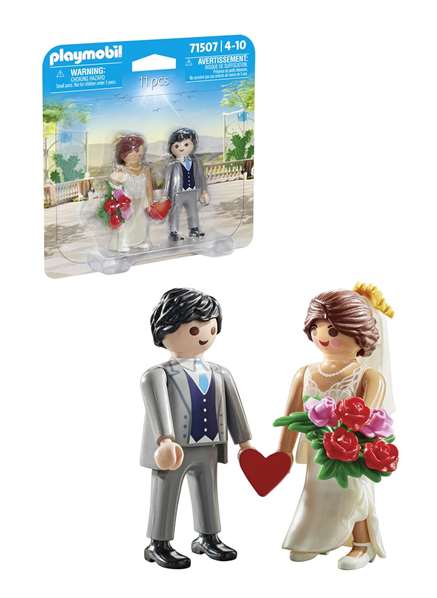 Playmobil Pareja de Novios con Accesorios para Mayores de 3 Años Playmobil Pareja de Novios con Accesorios para Mayores de 3 Años
