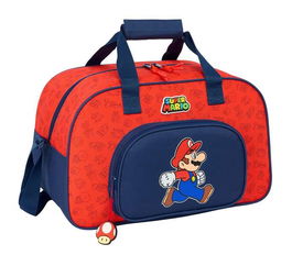 Bolsa de Deporte Super Mario Trick Rojo Azul oscuro 40 x 24 x 23 cm