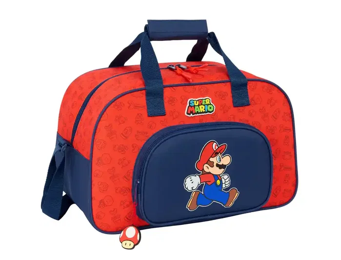Safta Bolsa de Deporte Super Mario Trick 40x24x23 cm