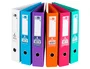 Liderpapel Archivador de palanca forrado PVC lomo 75 mm Colores Surtidos