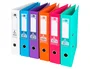 Liderpapel Archivador de palanca forrado PVC lomo 75 mm Colores Surtidos