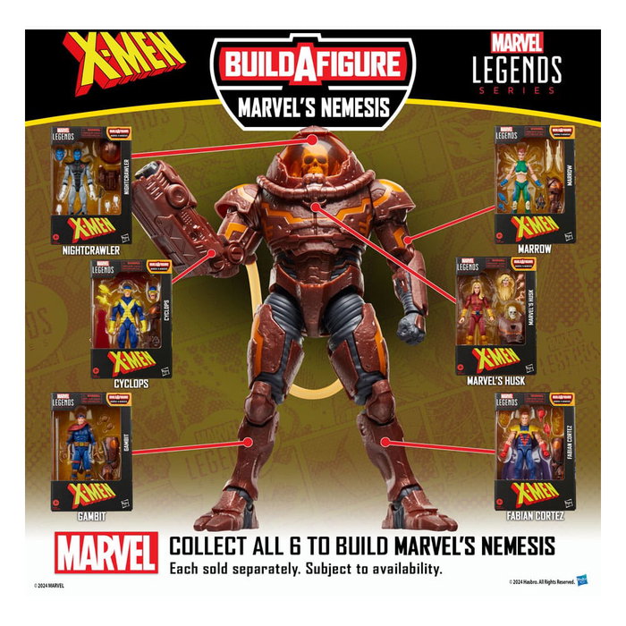 X-Men Marvel Legends Figura Fabian Cortez (BAF: Marvel's Nemesis) 15 cm