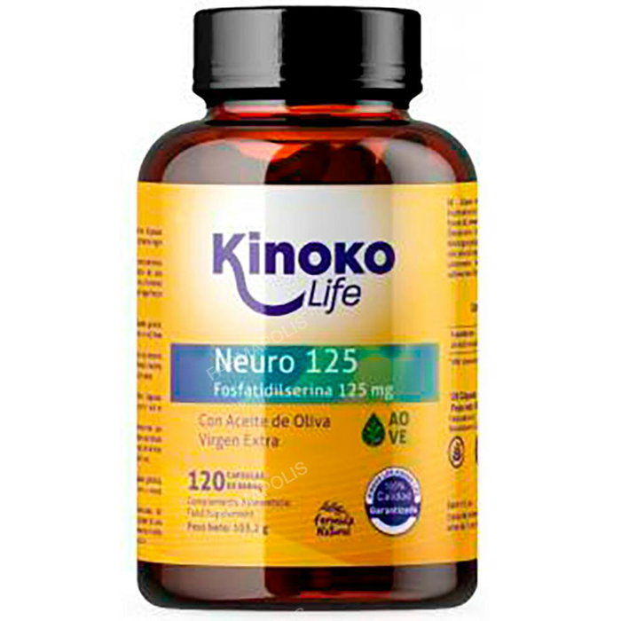 KINOKO LIFE NEURO 125 Fosfatidilserina 120 cápsulas KINOKO LIFE NEURO 125 Fosfatidilserina 120 cápsulas