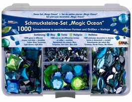 Kreul Set de Gemas Decorativas Océano Mágico Multicolor 1000u.