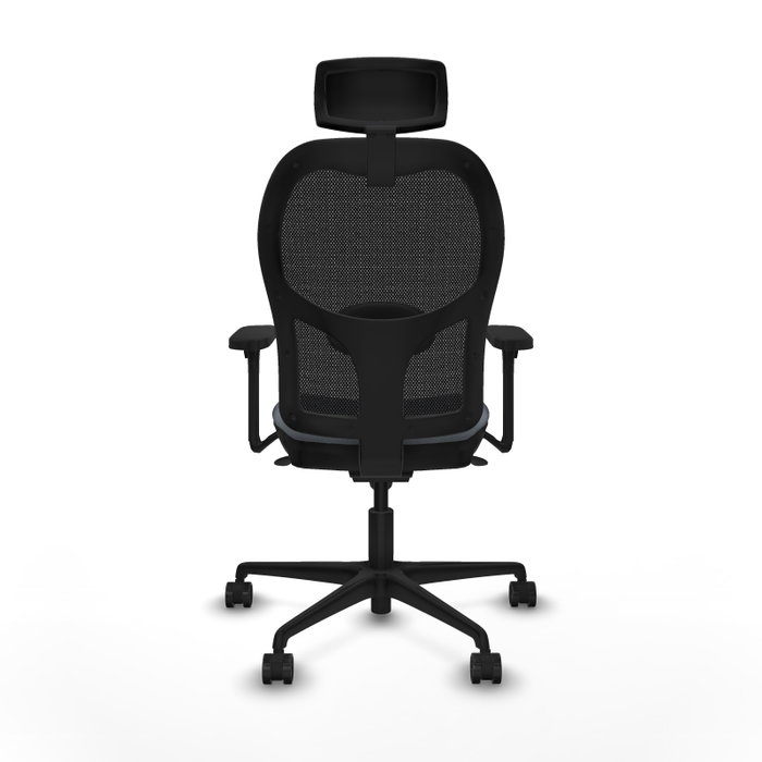 PIQUERAS Y CRESPO Silla de oficina Jorquera con mecanismo Sincro, Gris y Negro PIQUERAS Y CRESPO Silla de oficina Jorquera con mecanismo Sincro, Gris y Negro