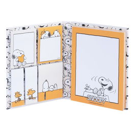 ERIK Cuaderno Notas Adhesivas Lazy Days Snoopy A6 (11x15,5cm) con Bloc y 5 Tipos de Etiquetas