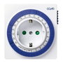 Coati Programador analógico diario compacto 16A blanco IP20