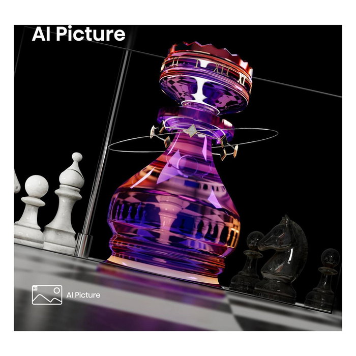 Hisense 50E77Q PRO Smart TV QLED 4K UHD 126 cm (50") 144 Hz, WiFi, Bluetooth, Dolby Atmos, HDR10+, AMD FreeSync Premium, VIDAA OS, Negro