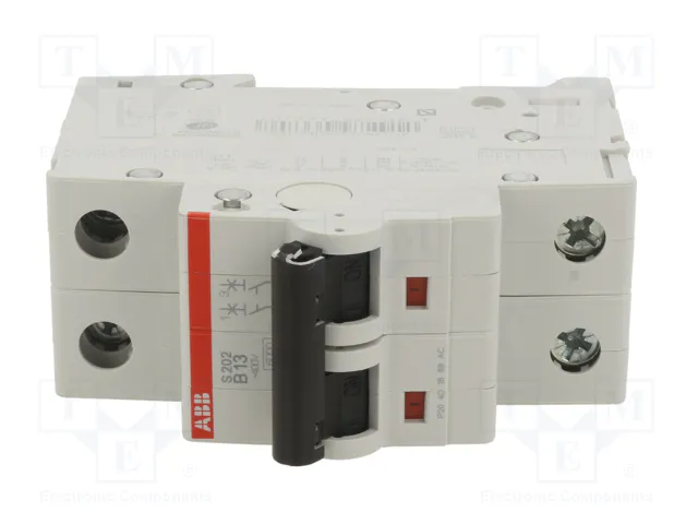 ABB Interruptor Magnetotérmico S200 2 Polos 13A 6kA ABB Interruptor Magnetotérmico S200 2 Polos 13A 6kA