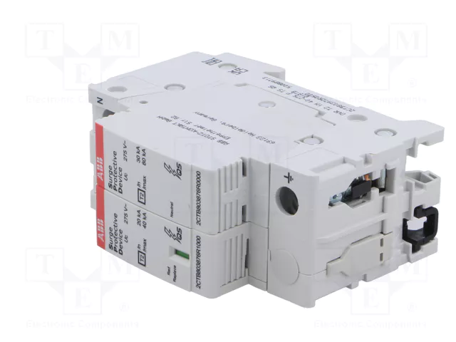 ABB OVR T2 1N 40-275 P TS QS Limitador de sobretensiones Tipo 2 1+N ABB OVR T2 1N 40-275 P TS QS Limitador de sobretensiones Tipo 2 1+N