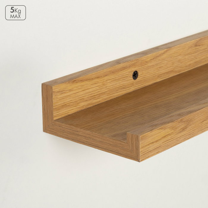 MAX HOME Estantería de Pared 80x1 cm