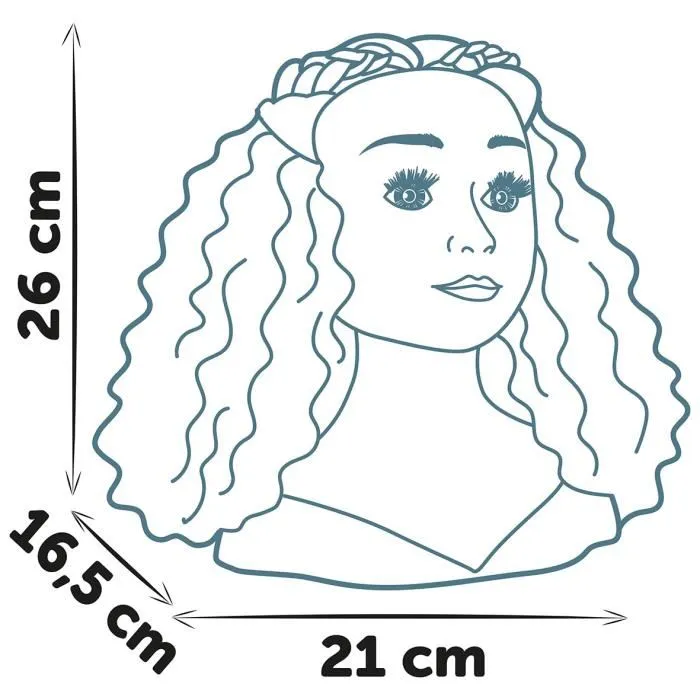 Smoby Cabezal de Peinado Afro 3032160111484 Fácil de Peinar con 23 Accesorios Realistas y Labios Sensibles al Calor Smoby Cabezal de Peinado Afro 3032160111484 Fácil de Peinar con 23 Accesorios Realistas y Labios Sensibles al Calor