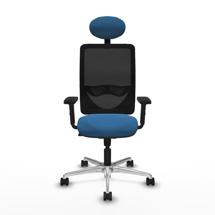 PIQUERAS Y CRESPO Silla de oficina Zulema Azul claro y Negro PIQUERAS Y CRESPO Silla de oficina Zulema Azul claro y Negro