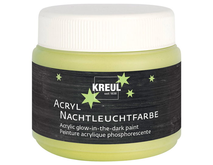 Kreul Pintura Acrílica 3D Fosforescente Amarillo 150ml Kreul Pintura Acrílica 3D Fosforescente Amarillo 150ml