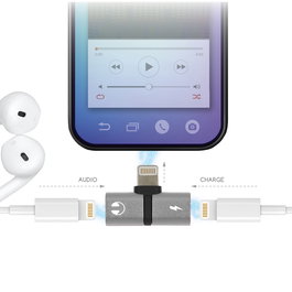 Be Mix Adaptador Audio-Carga para iPhone - Carga y Escucha Música Simultáneamente