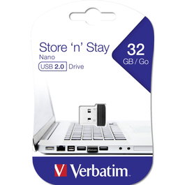 Verbatim Store 'n' Stay NANO 32 GB USB 2.0 Negro