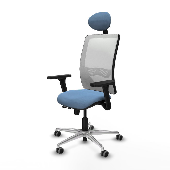PIQUERAS Y CRESPO Silla de oficina Zulema Azul cielo y Blanco PIQUERAS Y CRESPO Silla de oficina Zulema Azul cielo y Blanco