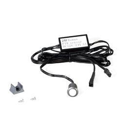 HERRAJES ALK Sensor de Movimiento PIR para Exterior/Solar 24V 48W con Conexión Puerto DC JST