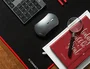 Q-connect Alfombrilla XXL Negra con Borde Rojo para Ratón 900x400 mm