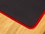 Q-connect Alfombrilla XXL Negra con Borde Rojo para Ratón 900x400 mm