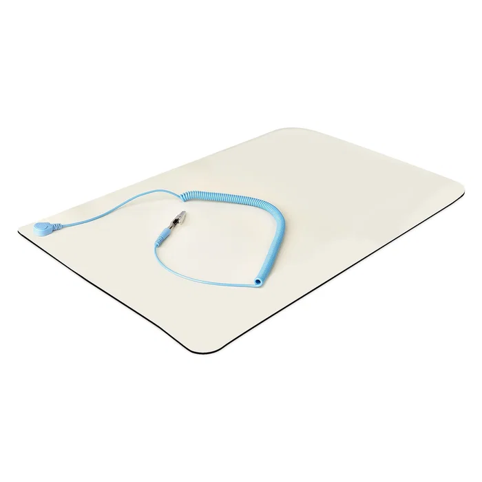 StarTech.com Alfombrilla Anti estática ESD SM-ANTI-STATIC-MAT para Reparación de Electrónicos, Superficie PVC 30x46cm con Cable de Tierra de 2 Metros