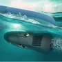 Nilox NXWTRSCOOTERSUP Scooter Submarino Eléctrico - 5 km/h Máx, Profundidad 5 m, Batería Recargable, Negro