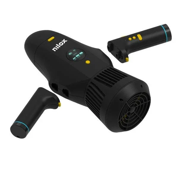 Nilox NXWTRSCOOTERSUP Scooter Submarino Eléctrico - 5 km/h Máx, Profundidad 5 m, Batería Recargable, Negro