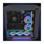 Thermaltake SWAFAN 12 RGB Pack de 3 Ventiladores de 12 cm Negro