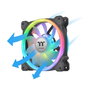Thermaltake SWAFAN 12 RGB Pack de 3 Ventiladores de 12 cm Negro