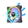 Thermaltake SWAFAN 12 RGB Pack de 3 Ventiladores de 12 cm Negro