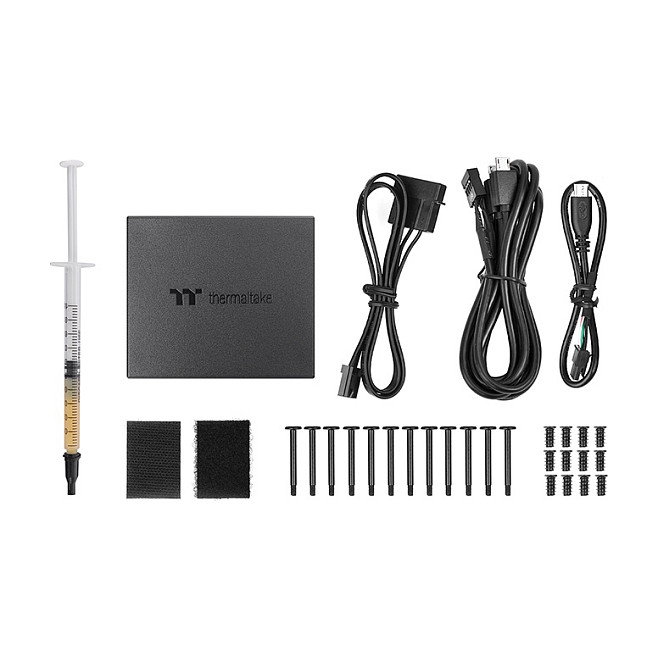 Thermaltake SWAFAN 12 RGB Pack de 3 Ventiladores de 12 cm Negro