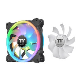 Thermaltake SWAFAN 12 RGB Pack de 3 Ventiladores de 12 cm Negro