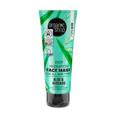 ORGANIC SHOP Mascarilla Facial Hidratación Profunda Aguacate y Aloe para Todo Tipo de Piel ORGANIC SHOP Mascarilla Facial Hidratación Profunda Aguacate y Aloe para Todo Tipo de Piel