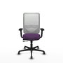 PIQUERAS Y CRESPO Silla de oficina Zulema Morado y Blanco