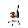 PIQUERAS Y CRESPO Silla de oficina Horna Naranja y Blanco